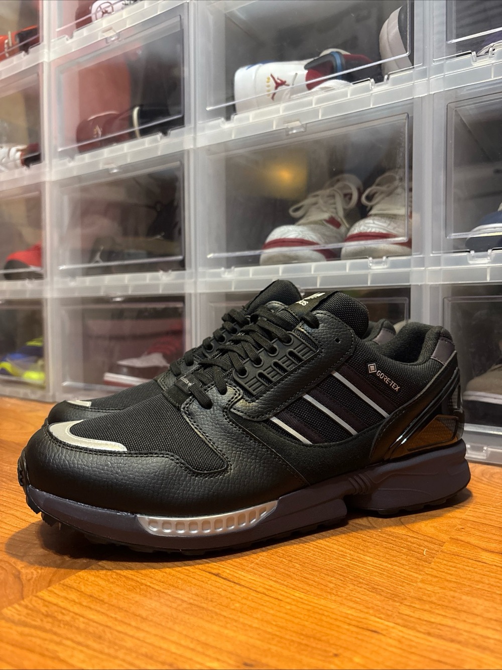 Adidas ZX 8000 GTX GORE-TEX Golf Black JP5257 Spikeless Golf Shoes Sz 12.5M NEW